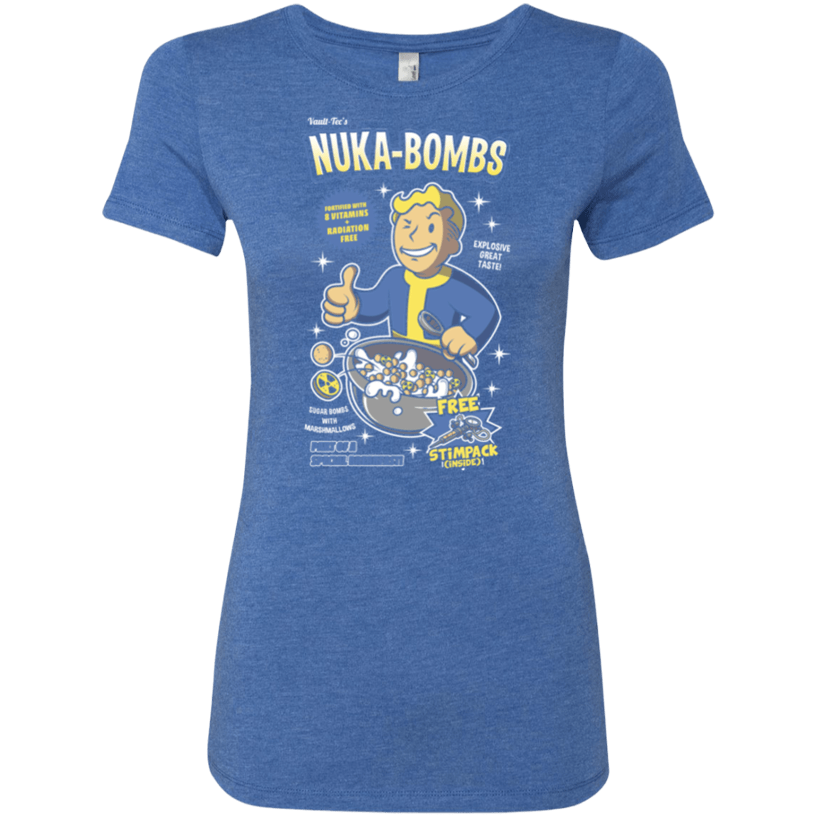 T-Shirts Vintage Royal / Small Nuka Bombs Women's Triblend T-Shirt