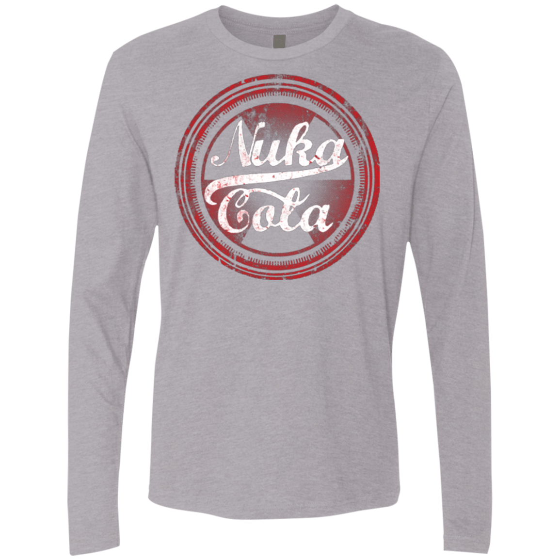 T-Shirts Heather Grey / Small Nuka Cola Men's Premium Long Sleeve