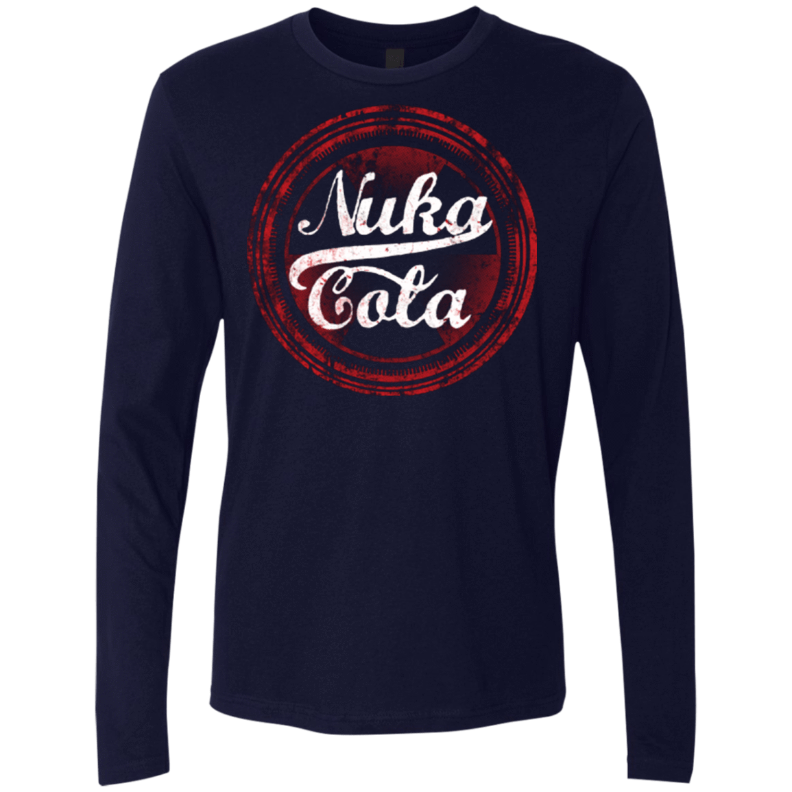 T-Shirts Midnight Navy / Small Nuka Cola Men's Premium Long Sleeve
