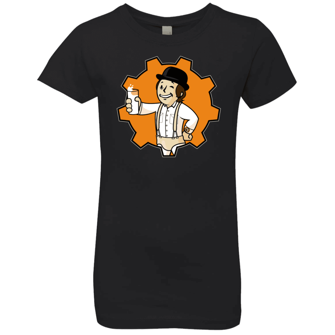 T-Shirts Black / YXS Nuka Milk Girls Premium T-Shirt