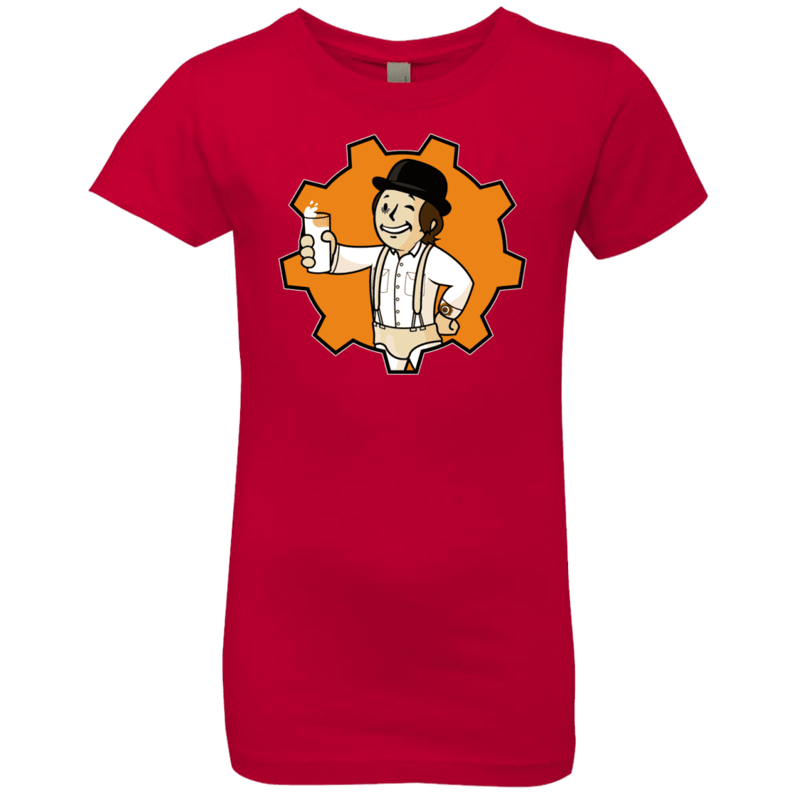 T-Shirts Red / YXS Nuka Milk Girls Premium T-Shirt