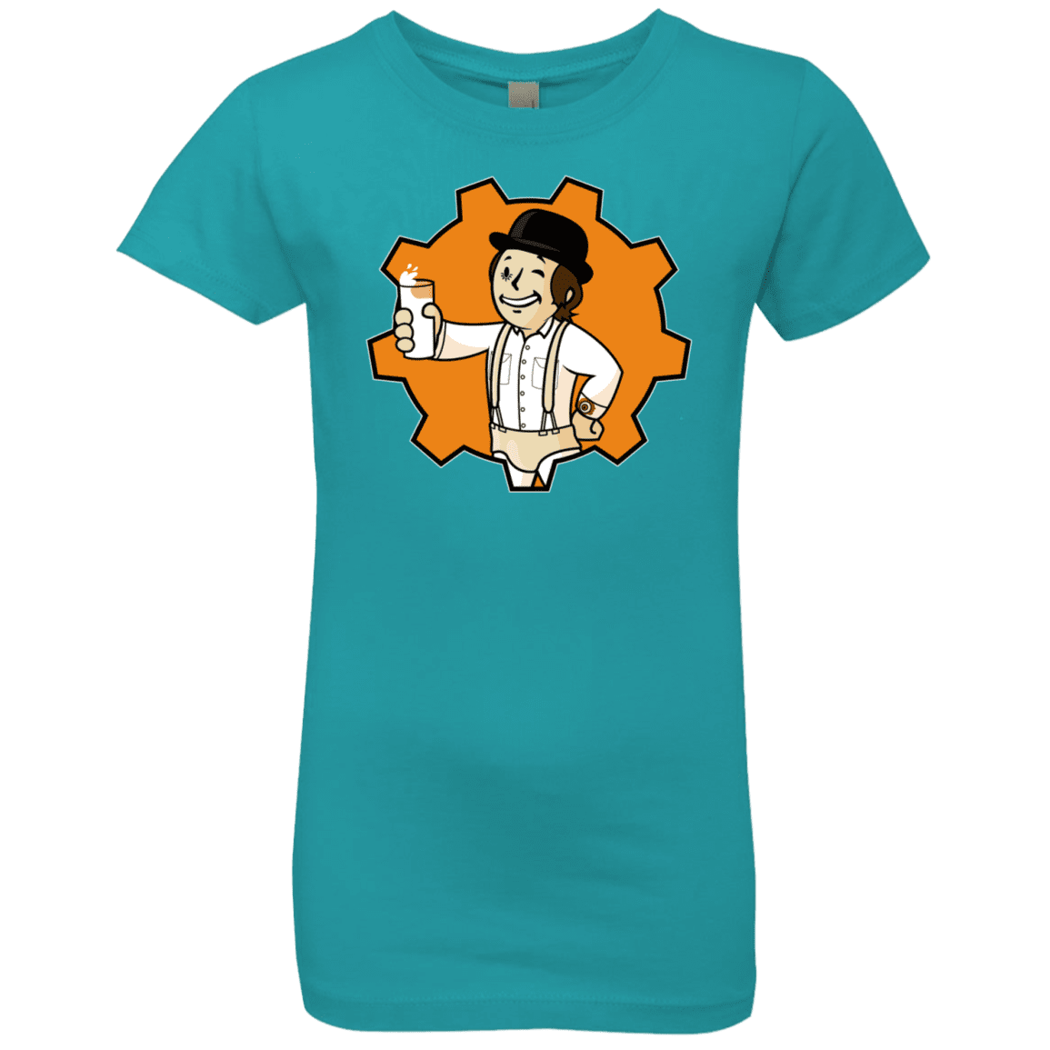 T-Shirts Tahiti Blue / YXS Nuka Milk Girls Premium T-Shirt