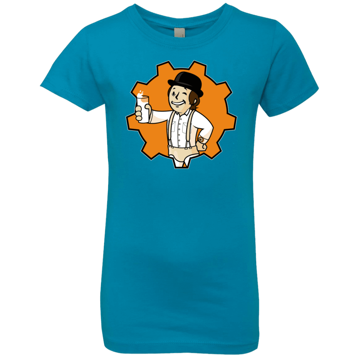 T-Shirts Turquoise / YXS Nuka Milk Girls Premium T-Shirt