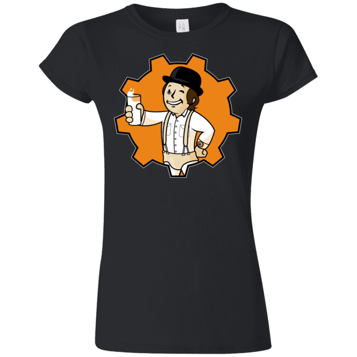 T-Shirts Black / S Nuka Milk Junior Slimmer-Fit T-Shirt