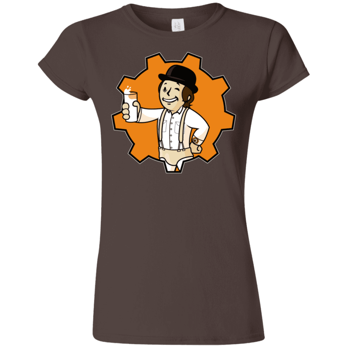 T-Shirts Dark Chocolate / S Nuka Milk Junior Slimmer-Fit T-Shirt