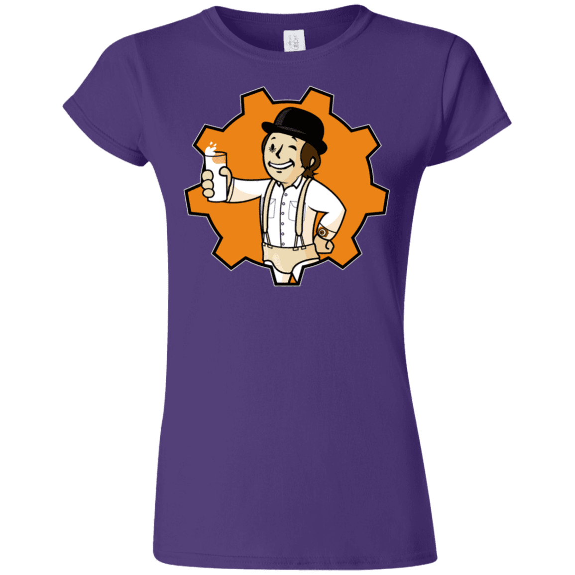 T-Shirts Purple / S Nuka Milk Junior Slimmer-Fit T-Shirt