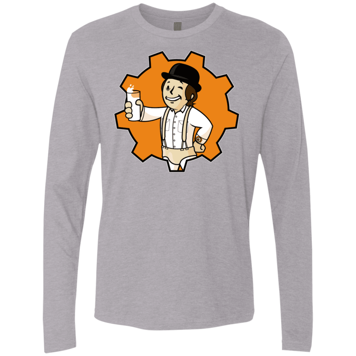 T-Shirts Heather Grey / S Nuka Milk Men's Premium Long Sleeve