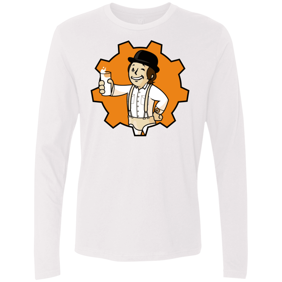 T-Shirts White / S Nuka Milk Men's Premium Long Sleeve