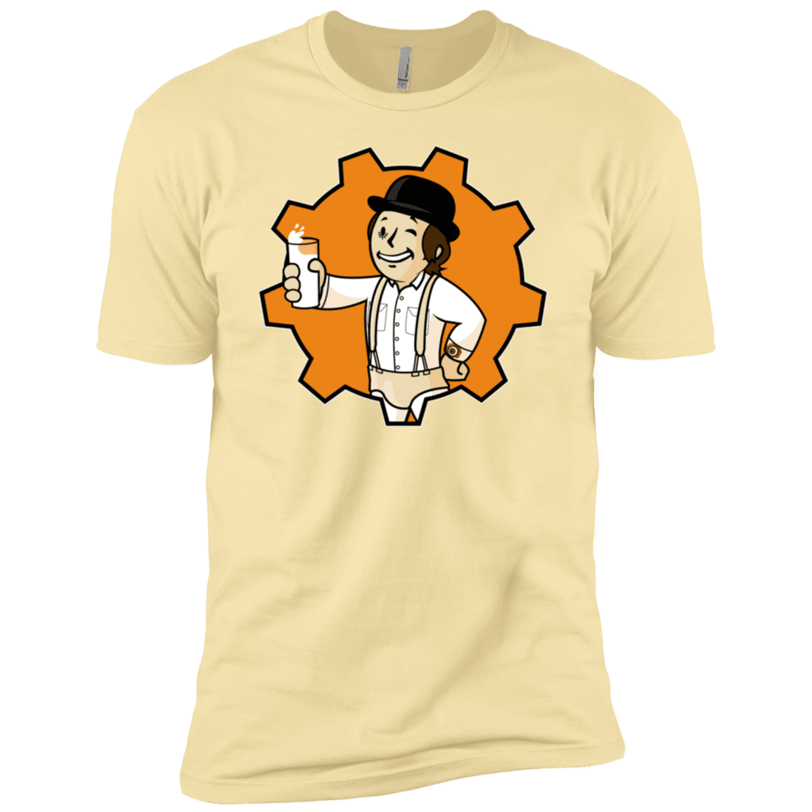 T-Shirts Banana Cream / X-Small Nuka Milk Men's Premium T-Shirt