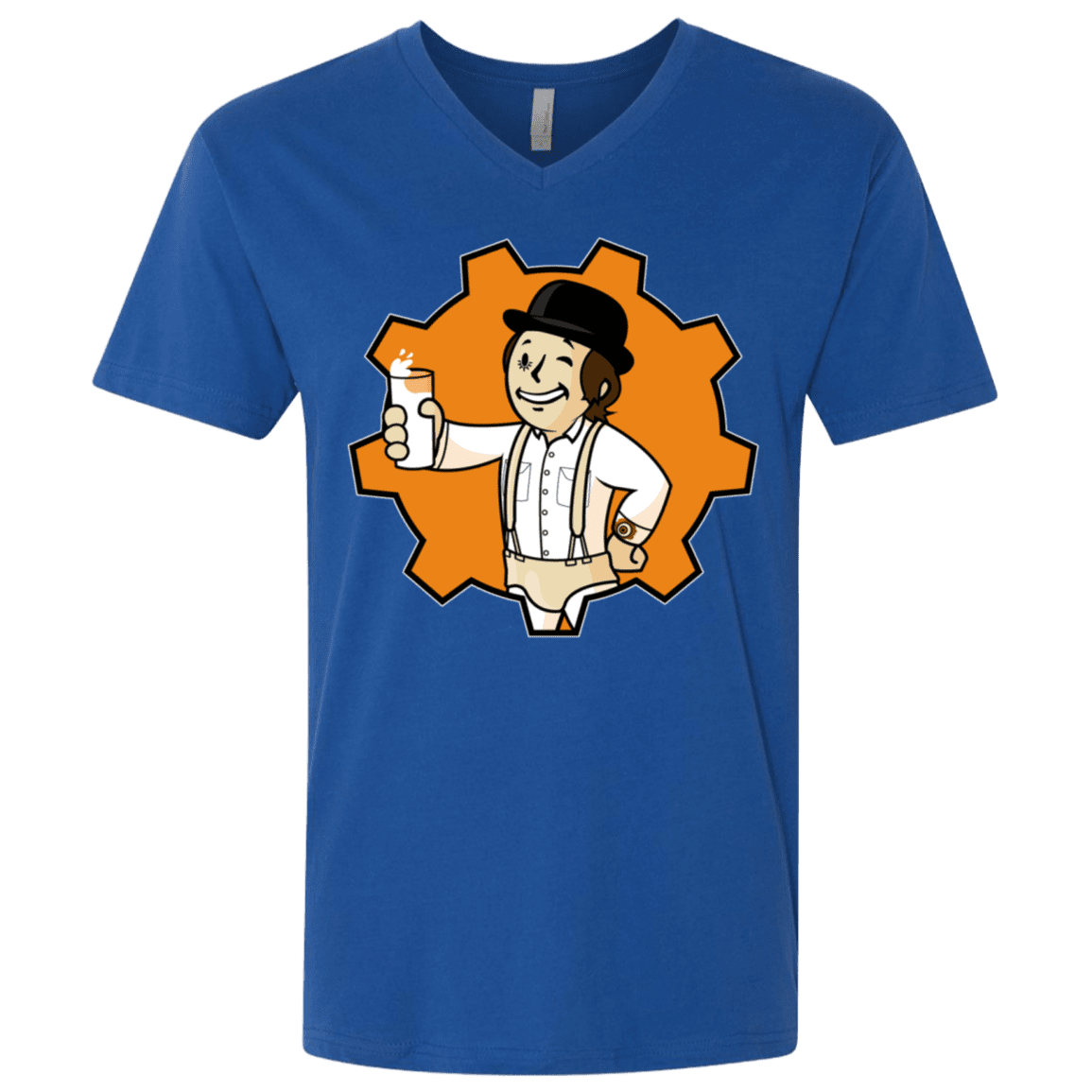 T-Shirts Royal / X-Small Nuka Milk Men's Premium V-Neck