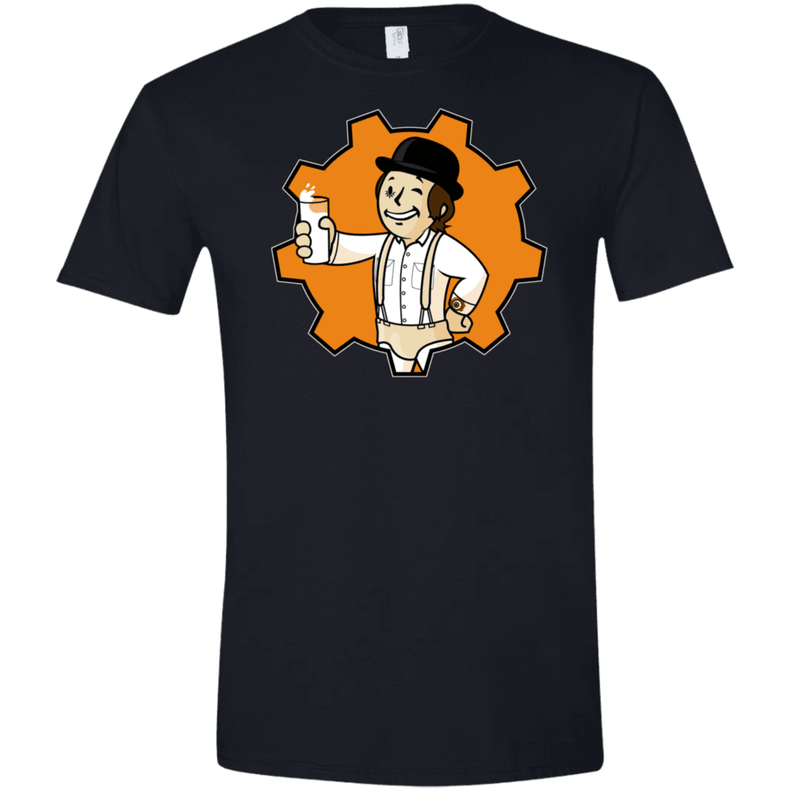 T-Shirts Black / X-Small Nuka Milk Men's Semi-Fitted Softstyle