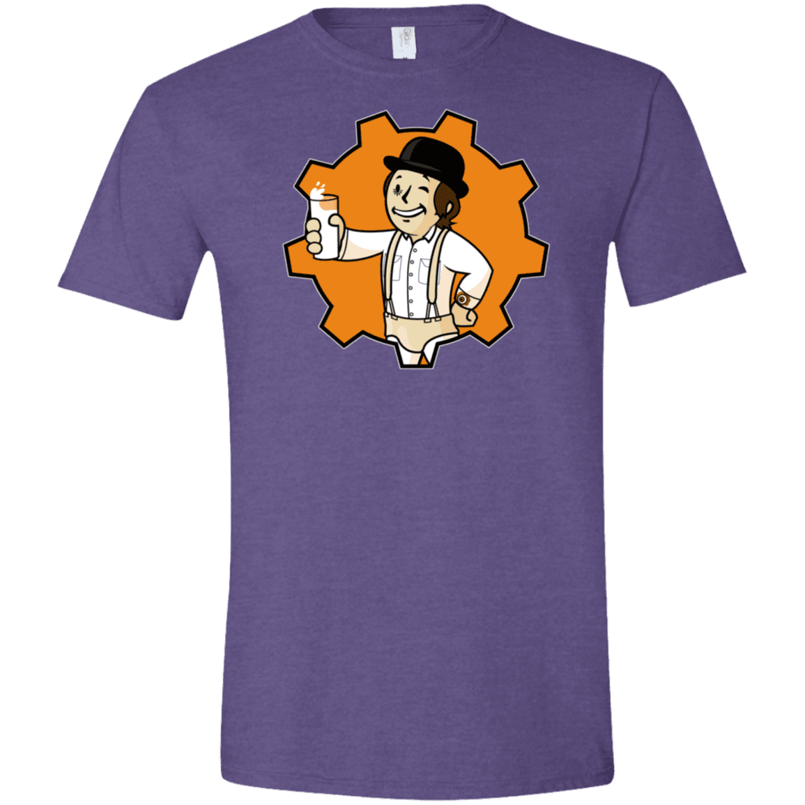 T-Shirts Heather Purple / S Nuka Milk Men's Semi-Fitted Softstyle