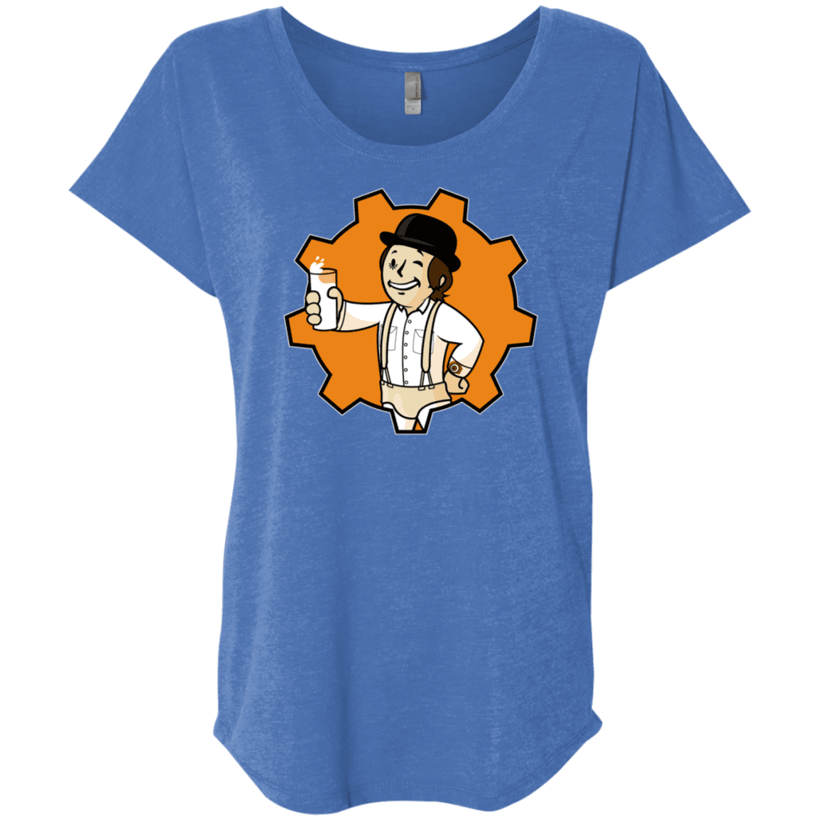 T-Shirts Vintage Royal / X-Small Nuka Milk Triblend Dolman Sleeve