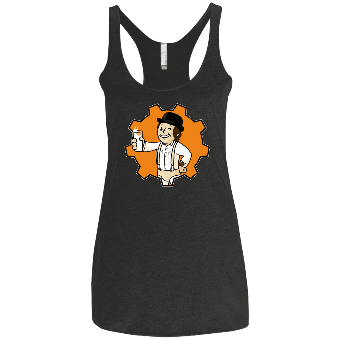 T-Shirts Vintage Black / X-Small Nuka Milk Women's Triblend Racerback Tank