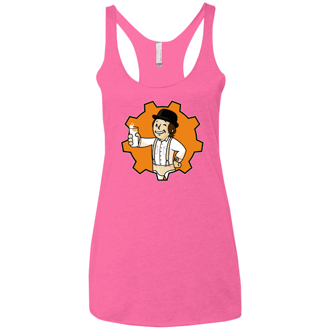 T-Shirts Vintage Pink / X-Small Nuka Milk Women's Triblend Racerback Tank