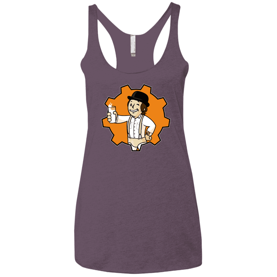 T-Shirts Vintage Purple / X-Small Nuka Milk Women's Triblend Racerback Tank