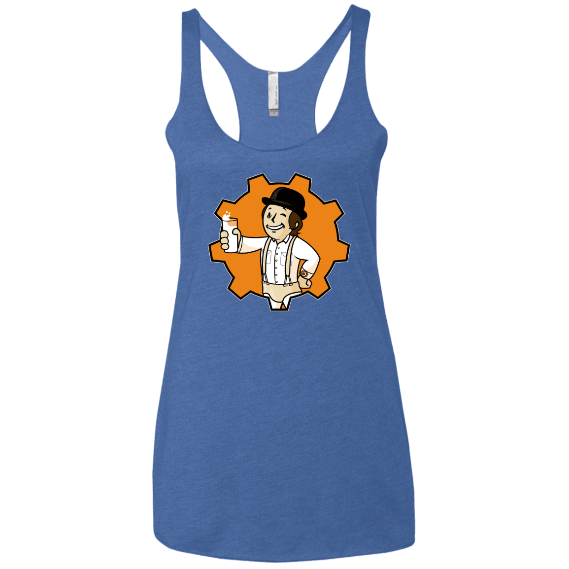 T-Shirts Vintage Royal / X-Small Nuka Milk Women's Triblend Racerback Tank