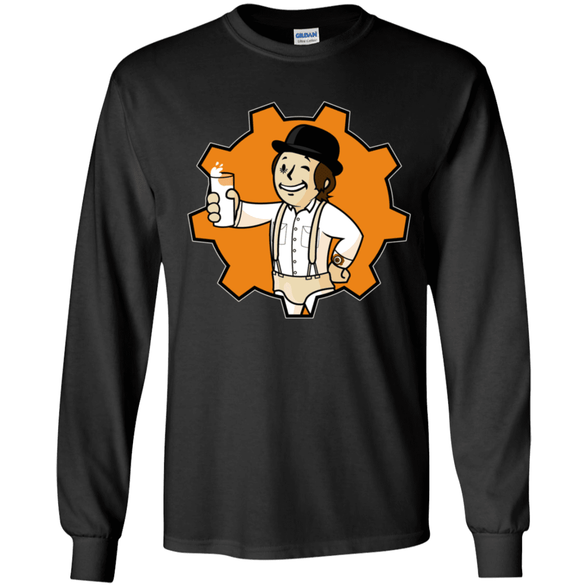 T-Shirts Black / YS Nuka Milk Youth Long Sleeve T-Shirt