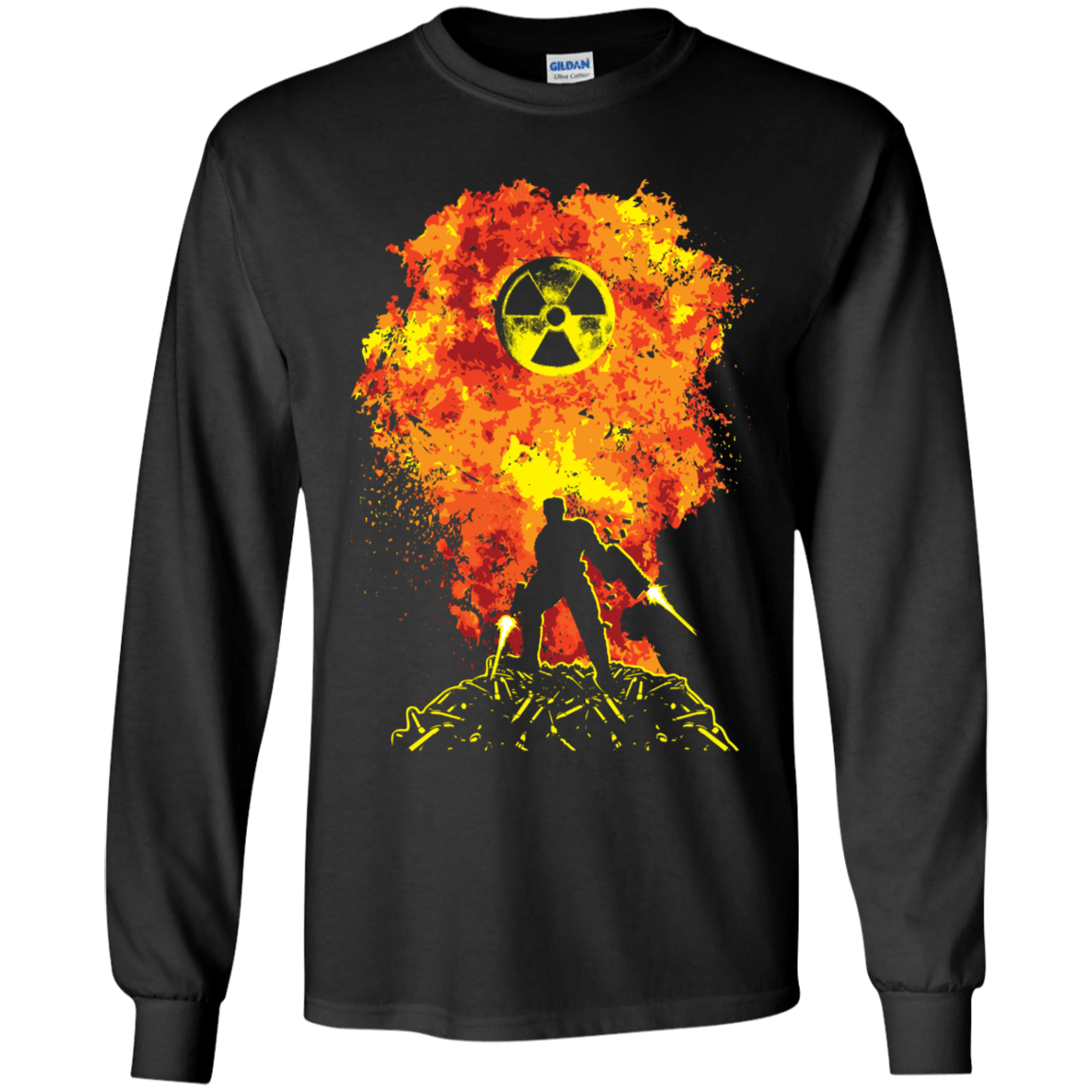 T-Shirts Black / YS Nuke 'Em All Youth Long Sleeve T-Shirt