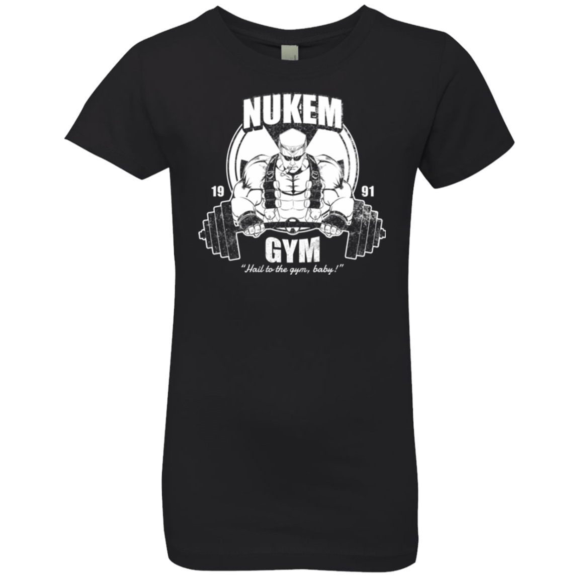 T-Shirts Black / YXS Nukem Gym Girls Premium T-Shirt