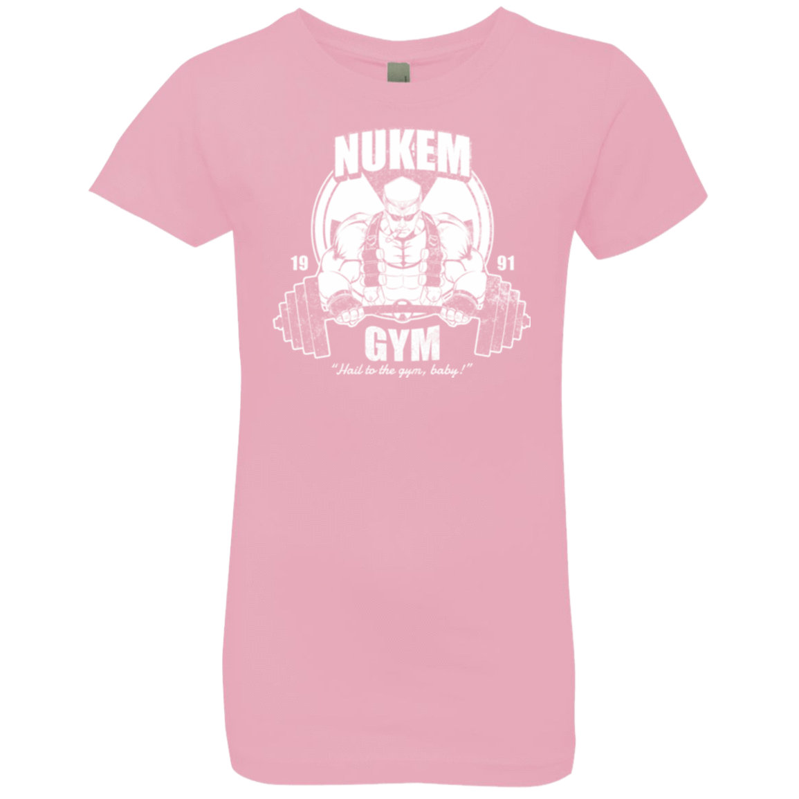 T-Shirts Light Pink / YXS Nukem Gym Girls Premium T-Shirt