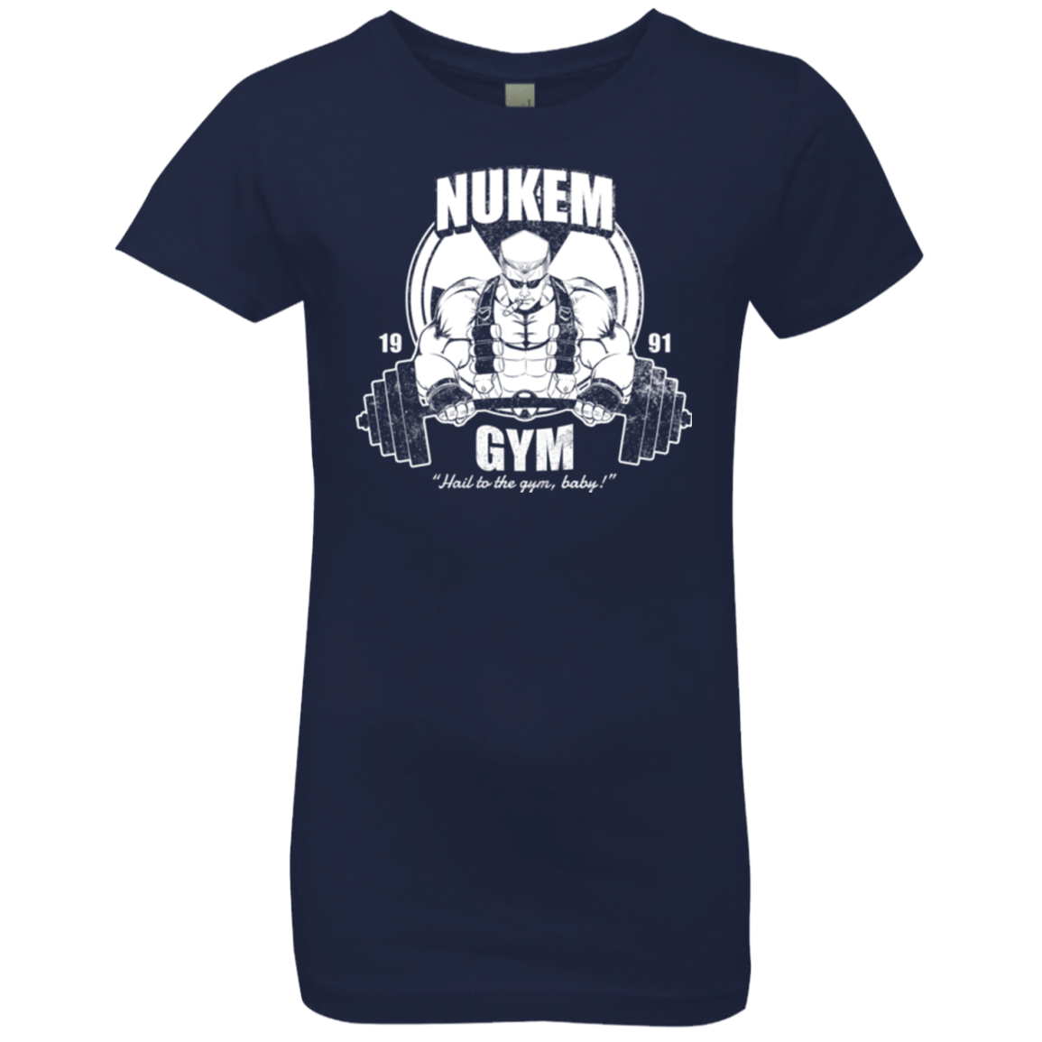 T-Shirts Midnight Navy / YXS Nukem Gym Girls Premium T-Shirt