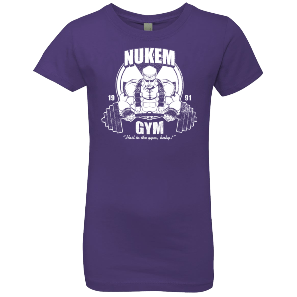 T-Shirts Purple Rush / YXS Nukem Gym Girls Premium T-Shirt