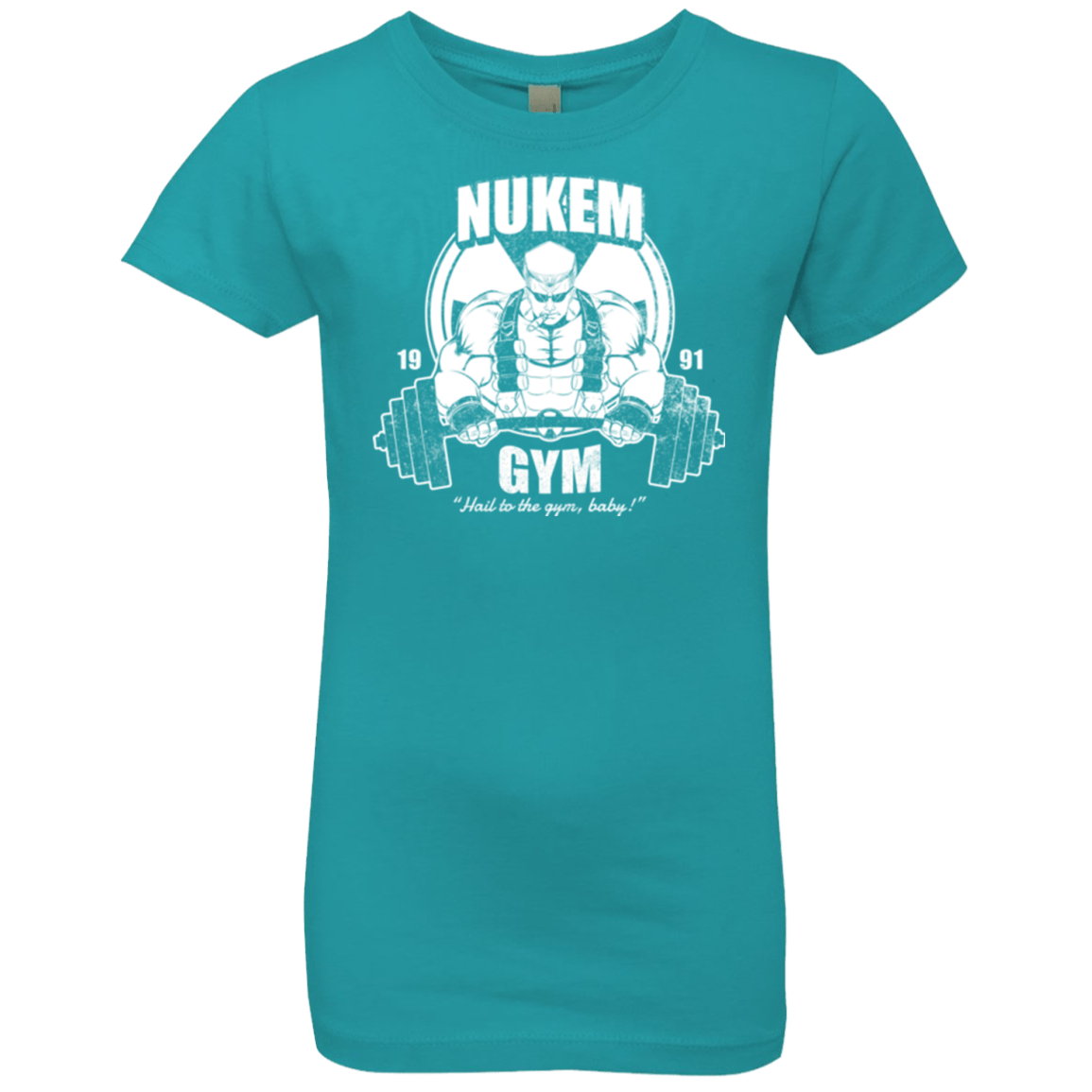 T-Shirts Tahiti Blue / YXS Nukem Gym Girls Premium T-Shirt
