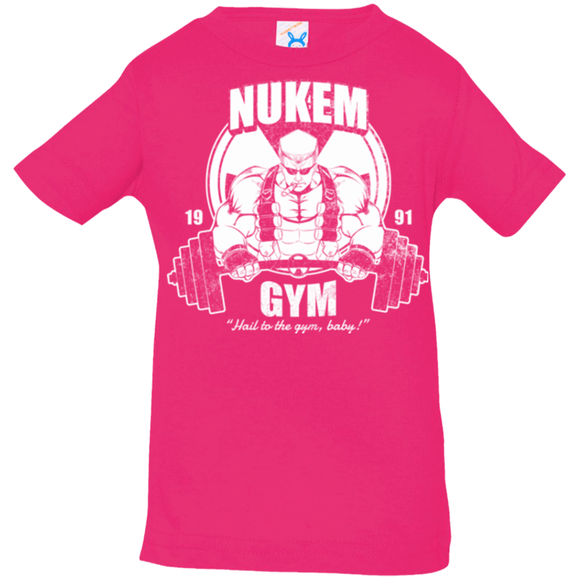 T-Shirts Hot Pink / 6 Months Nukem Gym Infant Premium T-Shirt