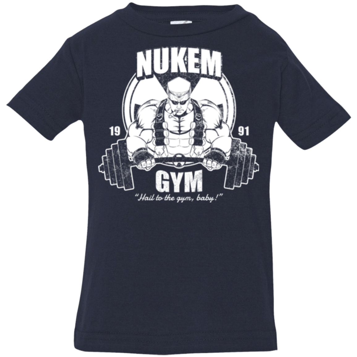 T-Shirts Navy / 6 Months Nukem Gym Infant Premium T-Shirt