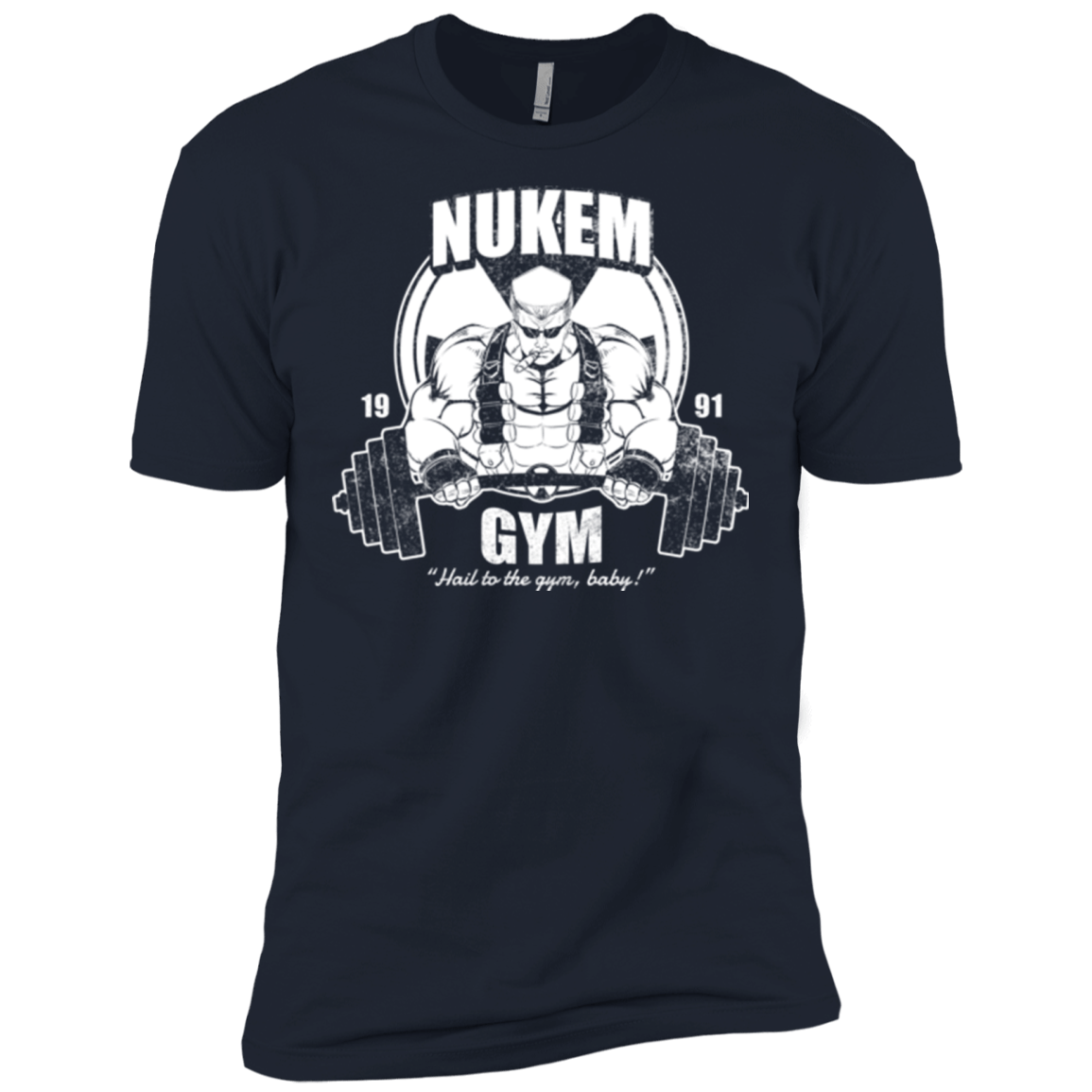 T-Shirts Midnight Navy / X-Small Nukem Gym Men's Premium T-Shirt