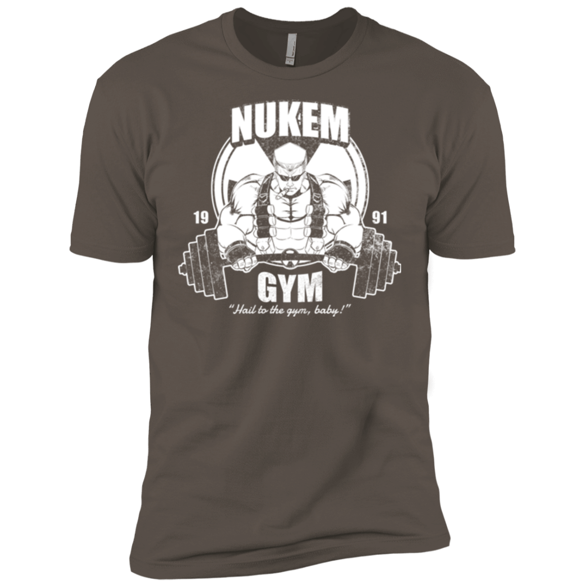 T-Shirts Warm Grey / X-Small Nukem Gym Men's Premium T-Shirt