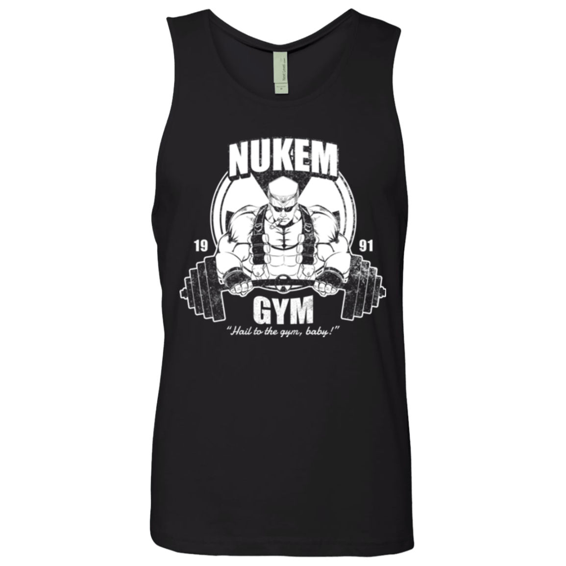 T-Shirts Black / Small Nukem Gym Men's Premium Tank Top