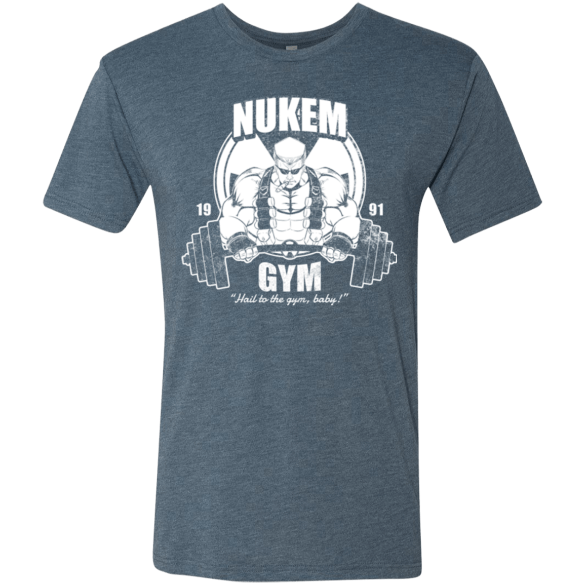T-Shirts Indigo / Small Nukem Gym Men's Triblend T-Shirt