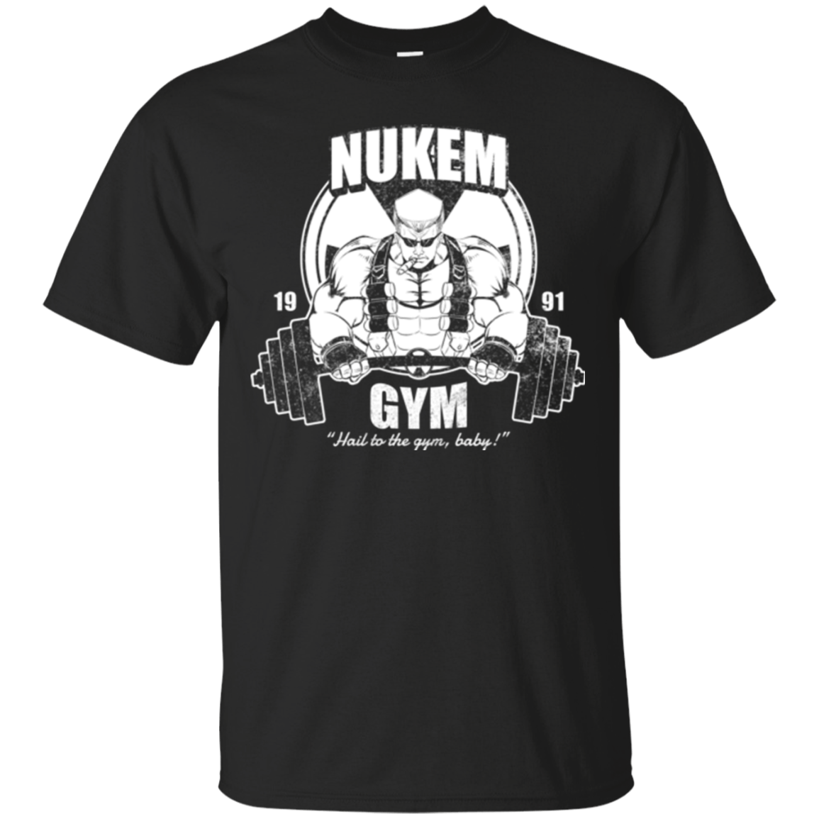T-Shirts Black / Small Nukem Gym T-Shirt
