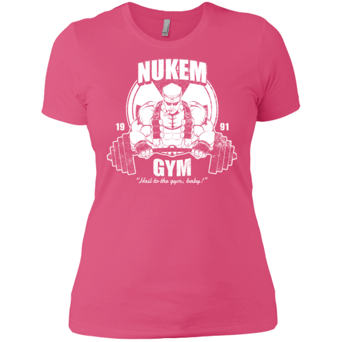 T-Shirts Hot Pink / X-Small Nukem Gym Women's Premium T-Shirt