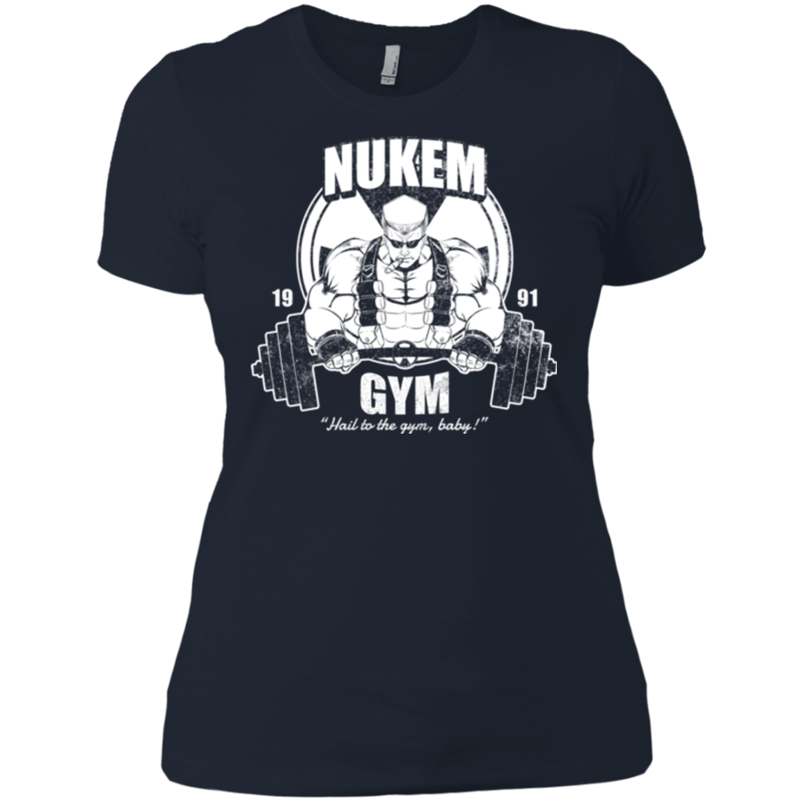 T-Shirts Midnight Navy / X-Small Nukem Gym Women's Premium T-Shirt