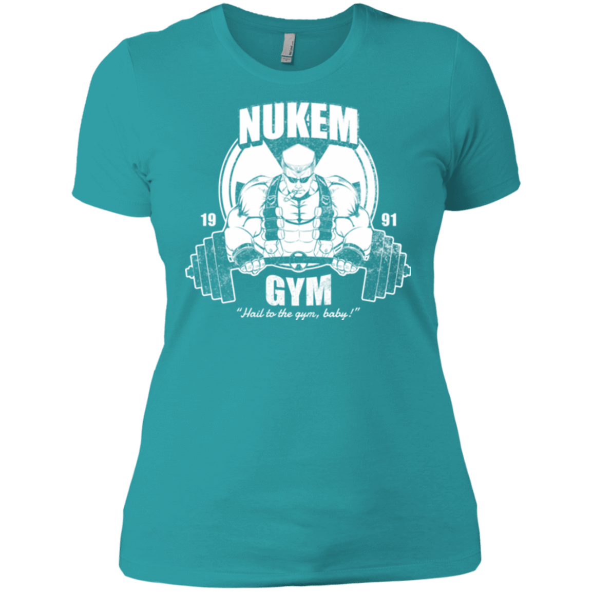 T-Shirts Tahiti Blue / X-Small Nukem Gym Women's Premium T-Shirt