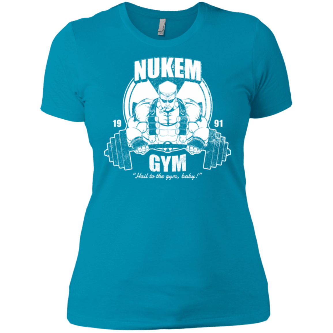 T-Shirts Turquoise / X-Small Nukem Gym Women's Premium T-Shirt