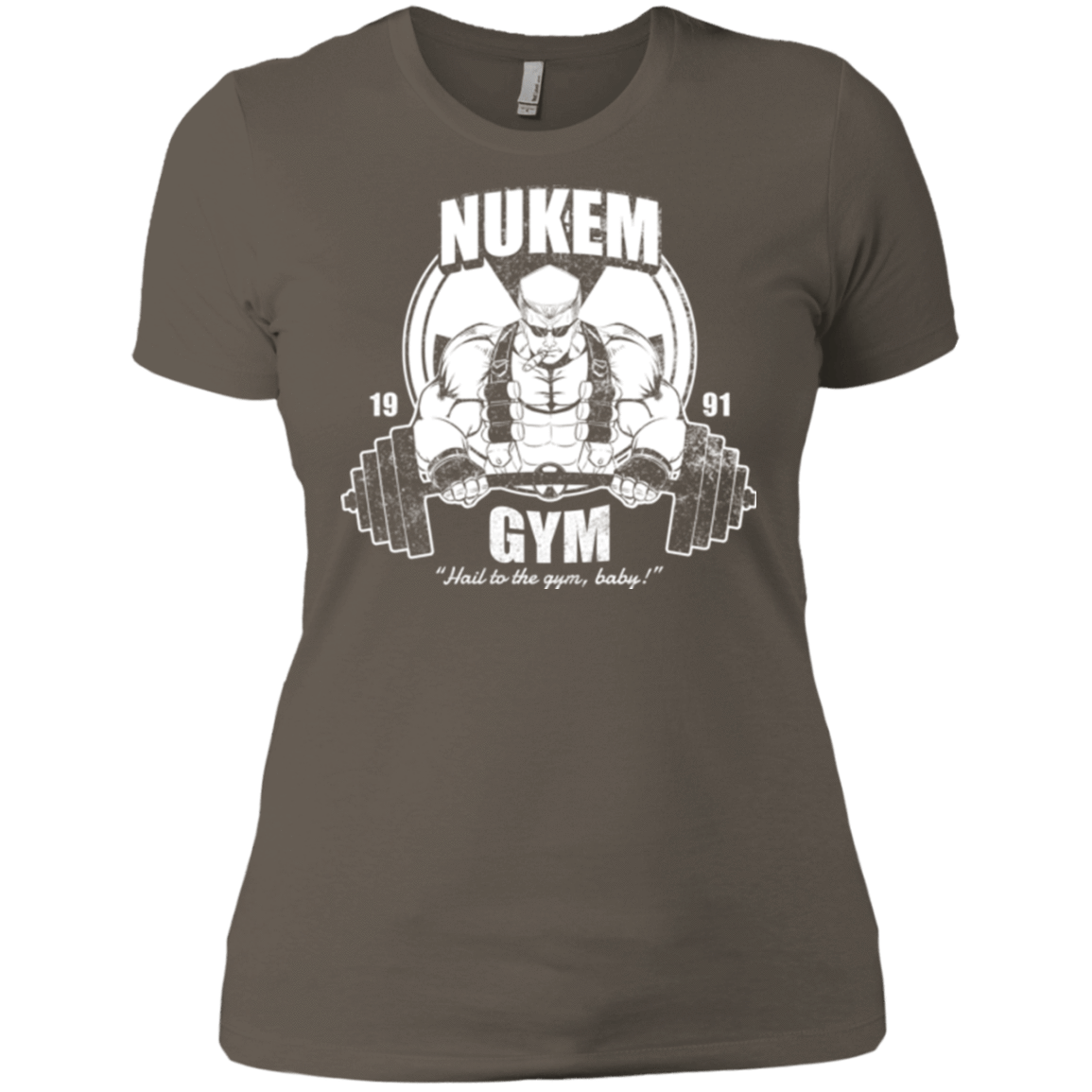 T-Shirts Warm Grey / X-Small Nukem Gym Women's Premium T-Shirt