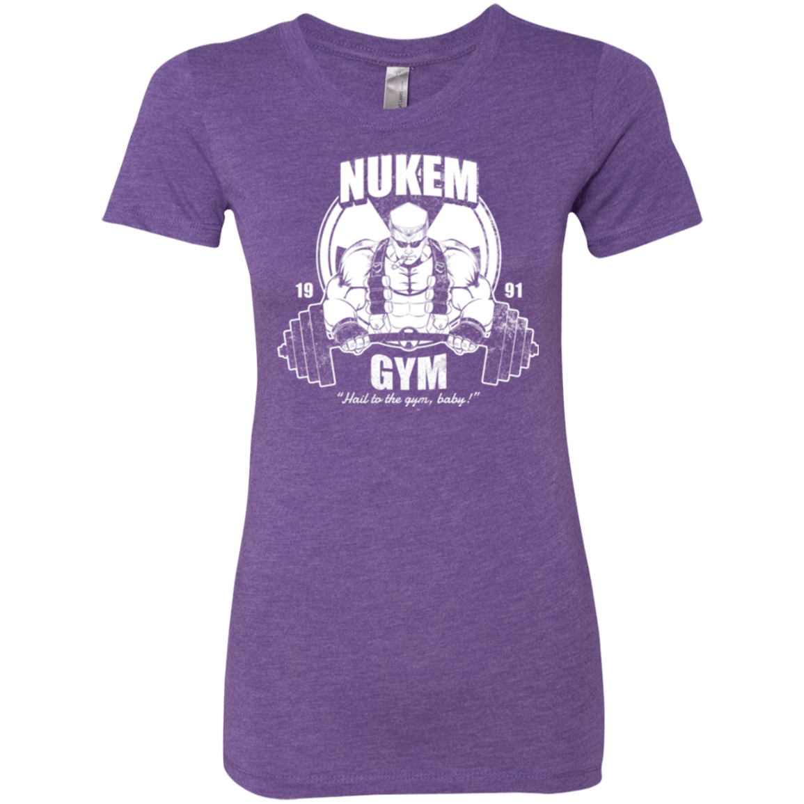 T-Shirts Purple Rush / Small Nukem Gym Women's Triblend T-Shirt