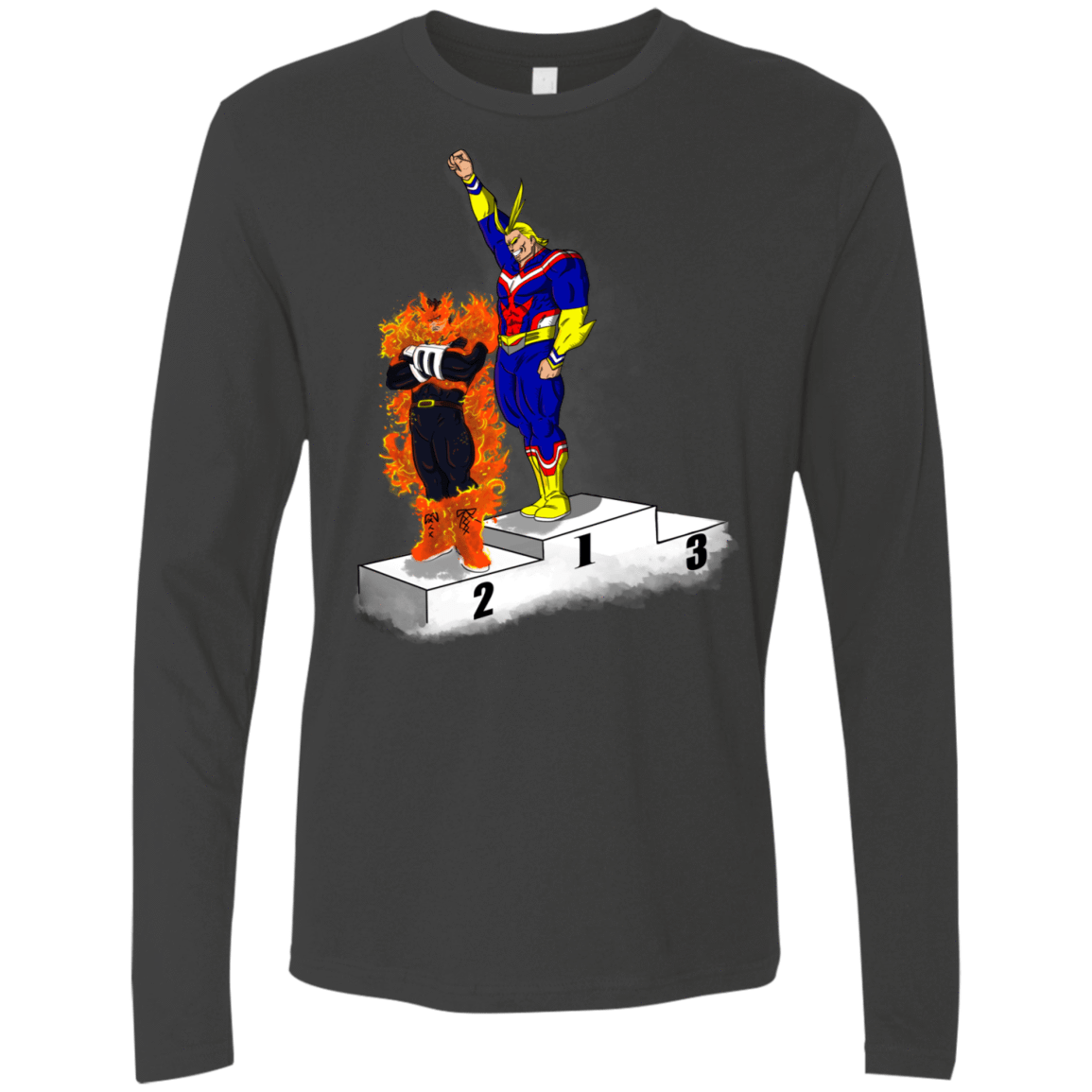 T-Shirts Heavy Metal / S Number One Men's Premium Long Sleeve