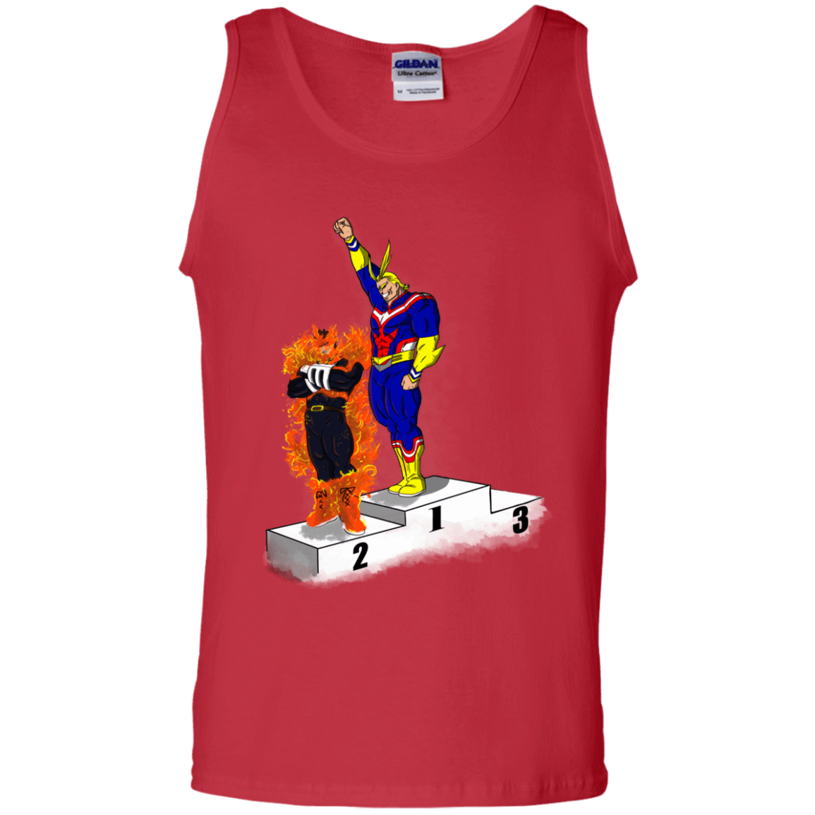 T-Shirts Red / S Number One Men's Tank Top
