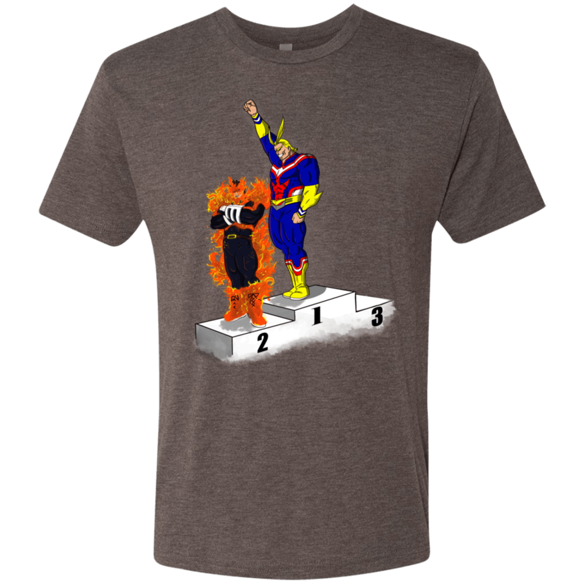 T-Shirts Macchiato / S Number One Men's Triblend T-Shirt