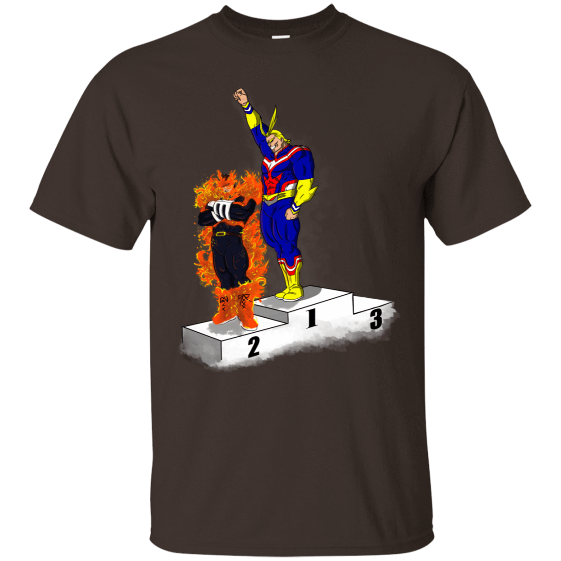 T-Shirts Dark Chocolate / S Number One T-Shirt