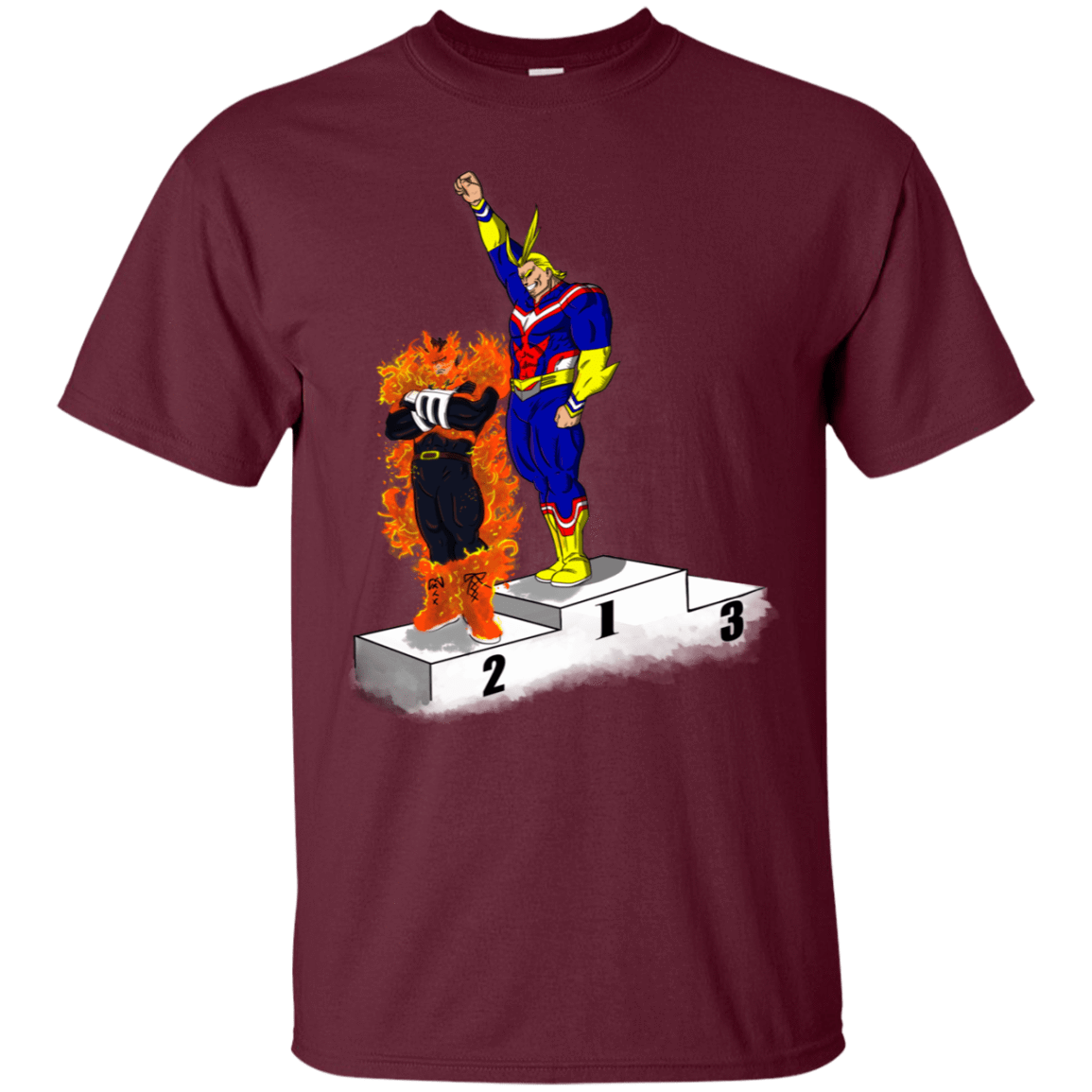 T-Shirts Maroon / S Number One T-Shirt