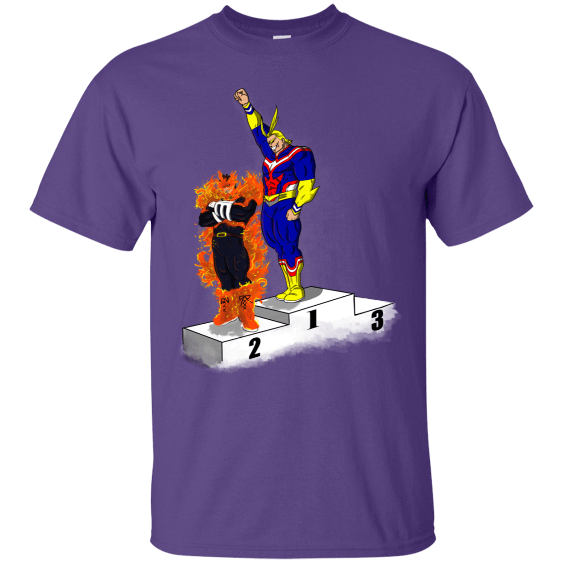 T-Shirts Purple / S Number One T-Shirt