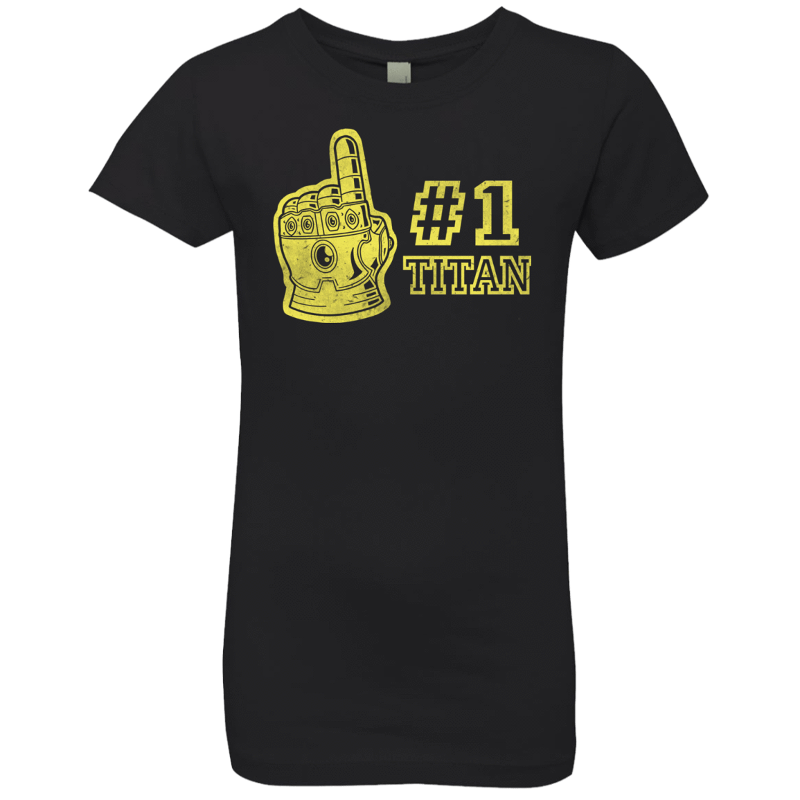 T-Shirts Black / YXS Number One Titan Girls Premium T-Shirt