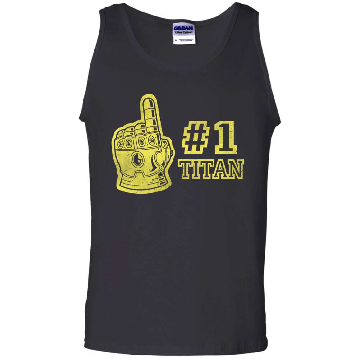 T-Shirts Black / S Number One Titan Men's Tank Top