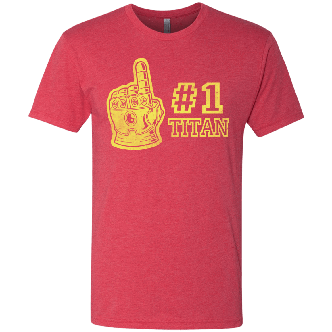 T-Shirts Vintage Red / S Number One Titan Men's Triblend T-Shirt